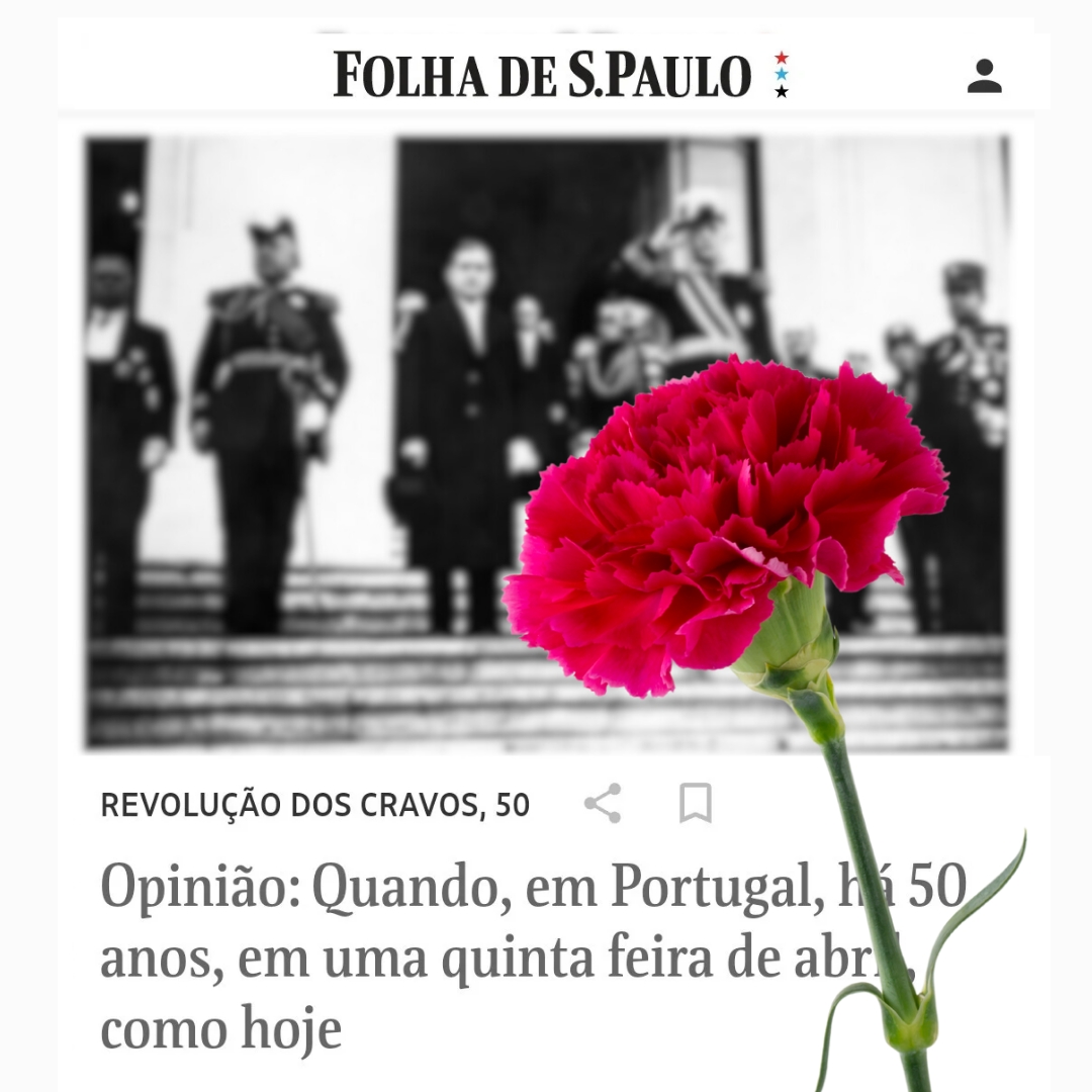 Quando, em Portugal, há 50 anos, em uma quinta feira de abril, como hoje