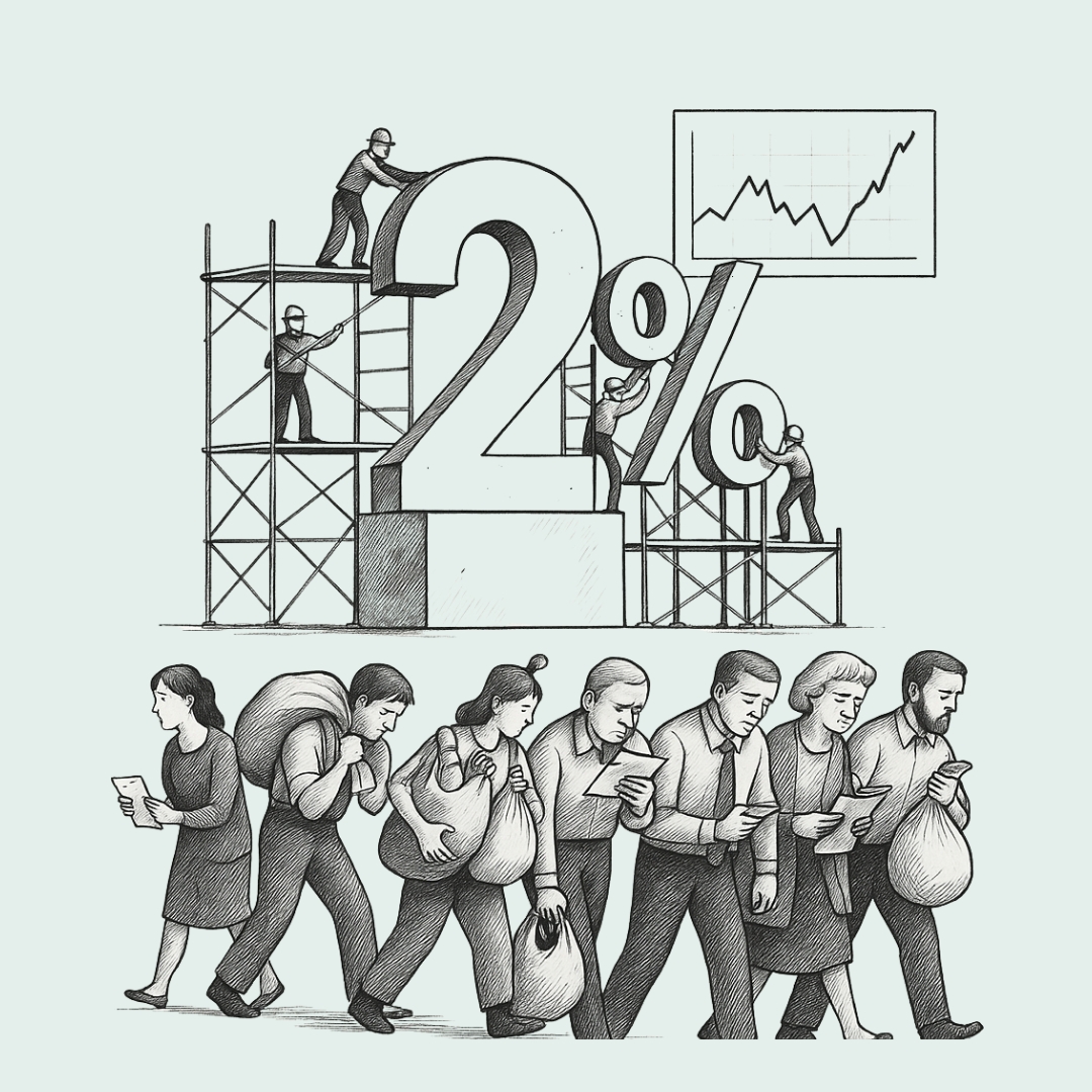 A obsessão dos 2%