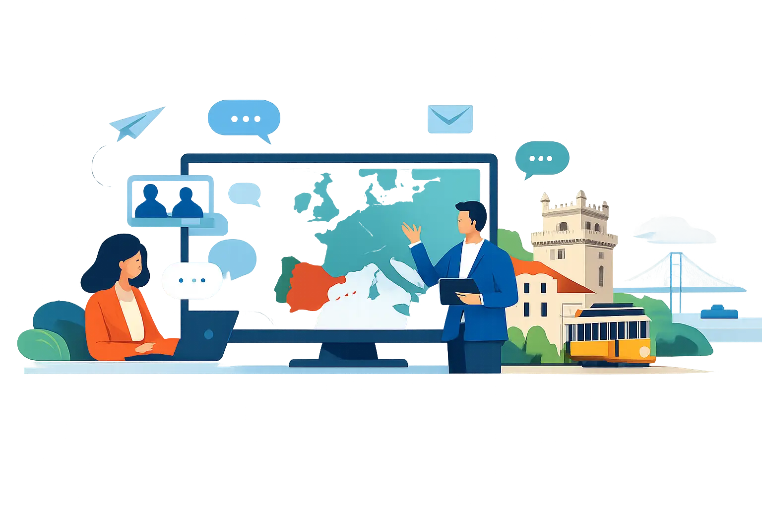 Como adaptar comunicação empresarial em Portugal