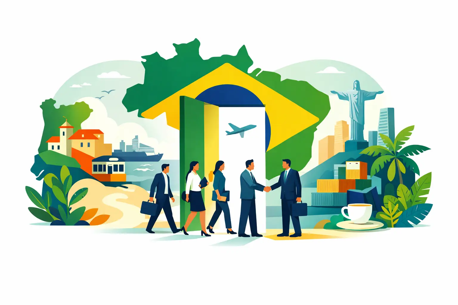 Entrada de empresas portuguesas no Brasil