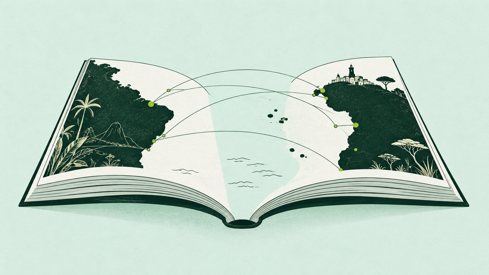 Livro aberto liga as margens do Atlântico no radar Livros de Lá e de Cá